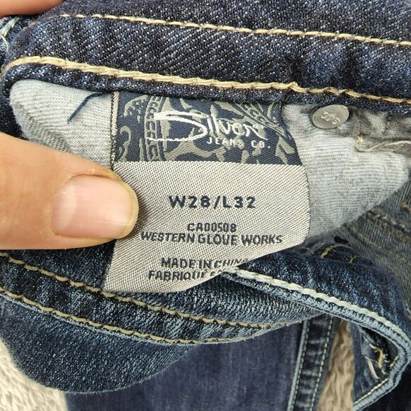 Silver Jeans Womens 28 Suki Bootcut Stretch Low Rise Faded Blue *Read* - Picture 11 of 11